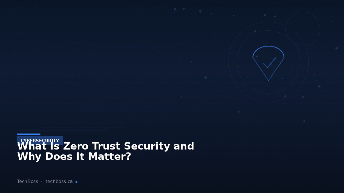 What Is Zero Trust Security and Why Does It Matter?